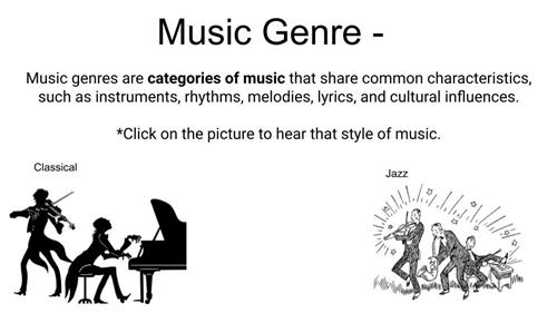 Classical and Jazz music listening 